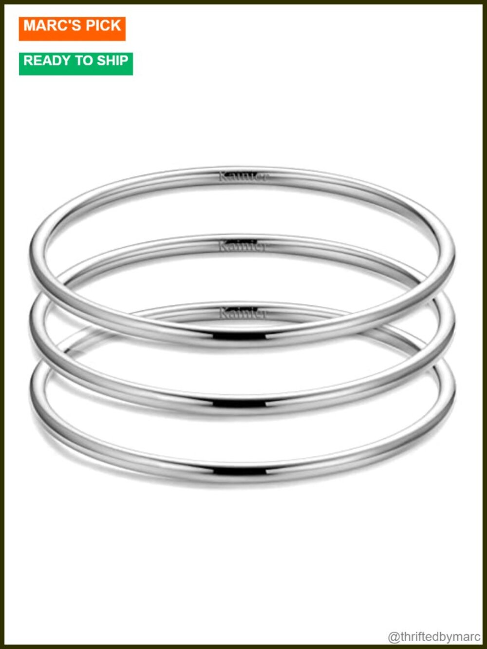 3mm 14K Gold Plated Stainless Steel Bangle Bracelet Stackable Thin Round
